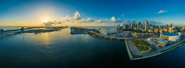 Miami Skyline at dusk